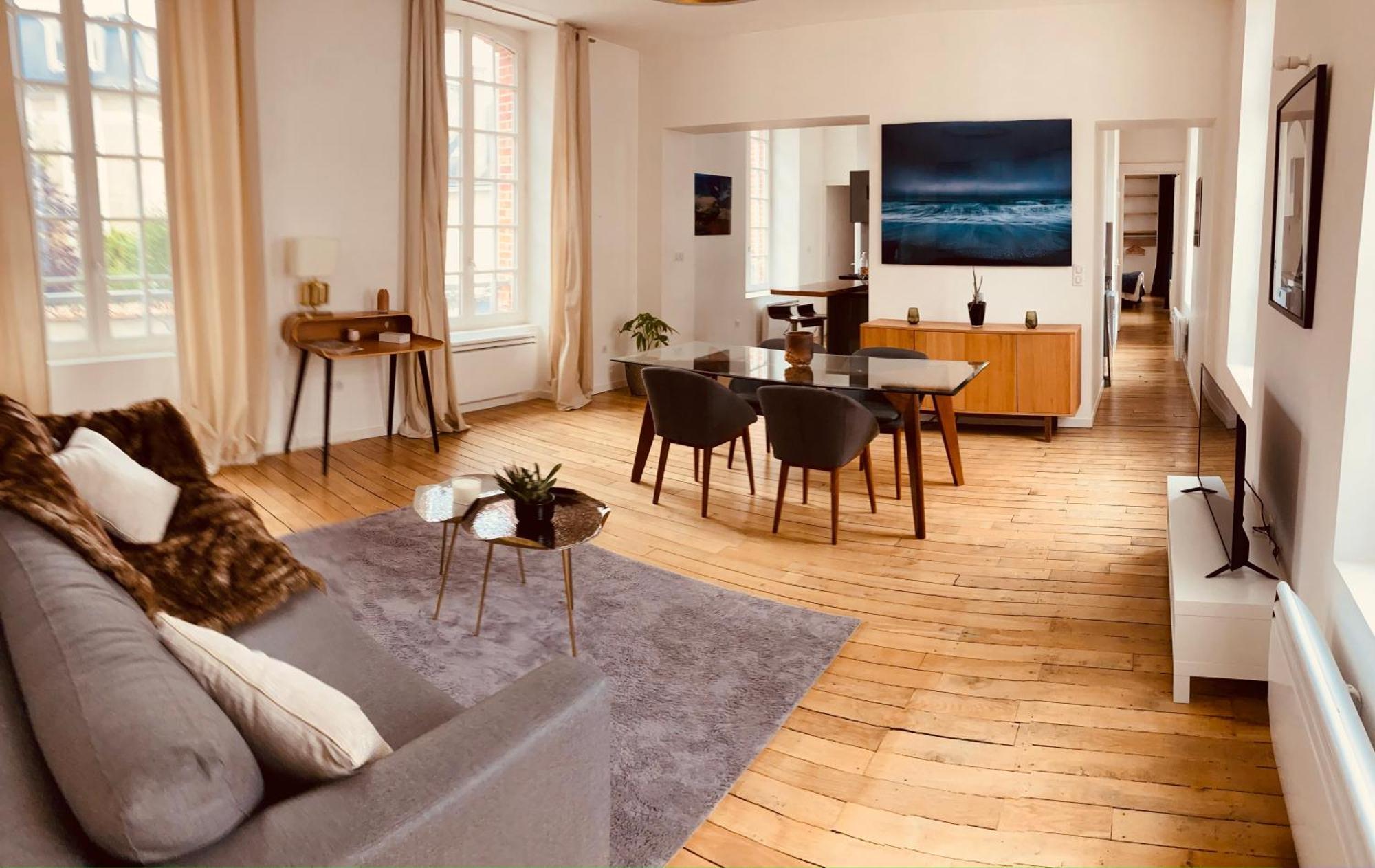So Guest- Luxueux Appartement, Ancienne Maison De Champagne Proche Cathedrale ランス エクステリア 写真