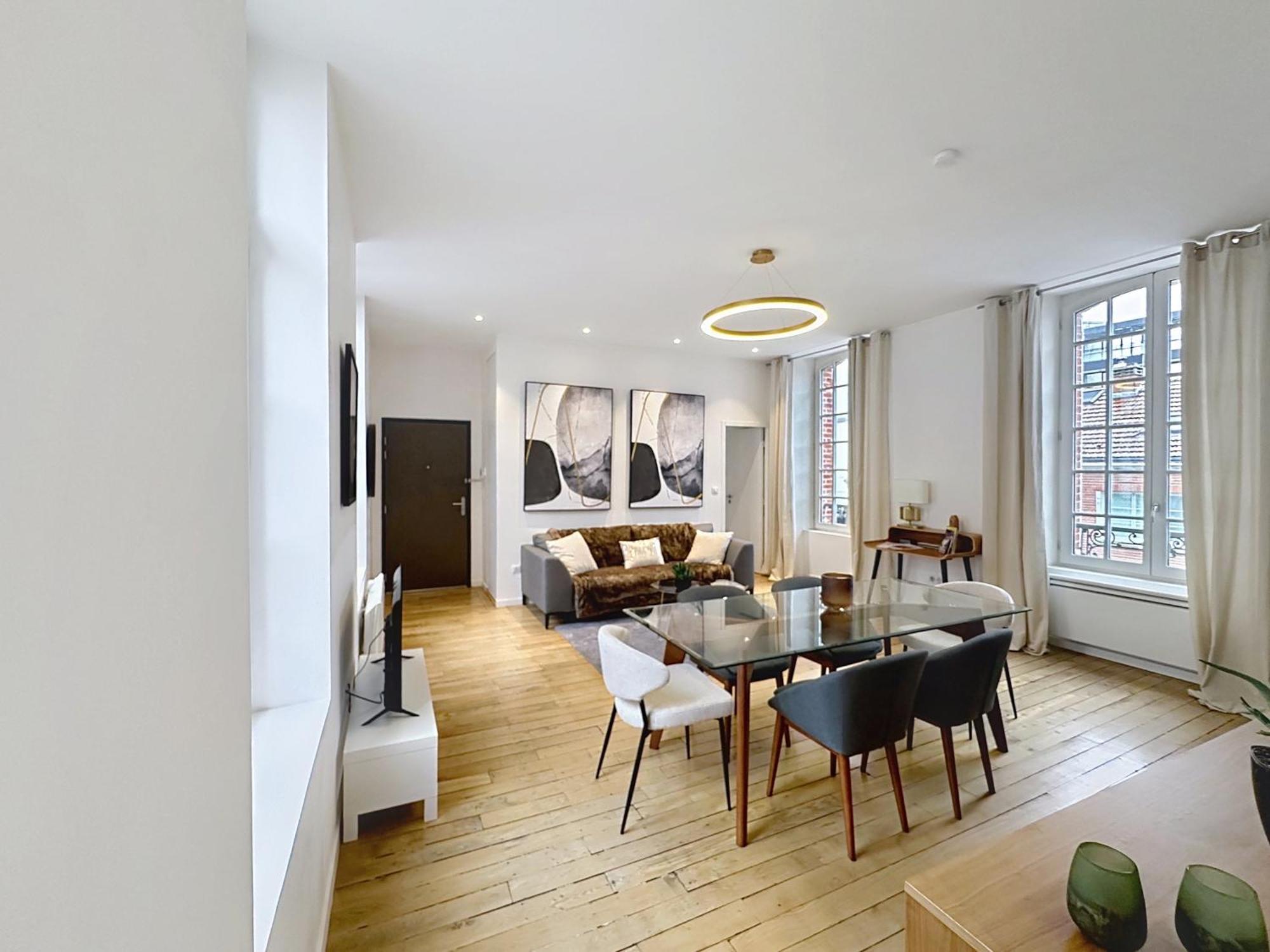 So Guest- Luxueux Appartement, Ancienne Maison De Champagne Proche Cathedrale ランス エクステリア 写真